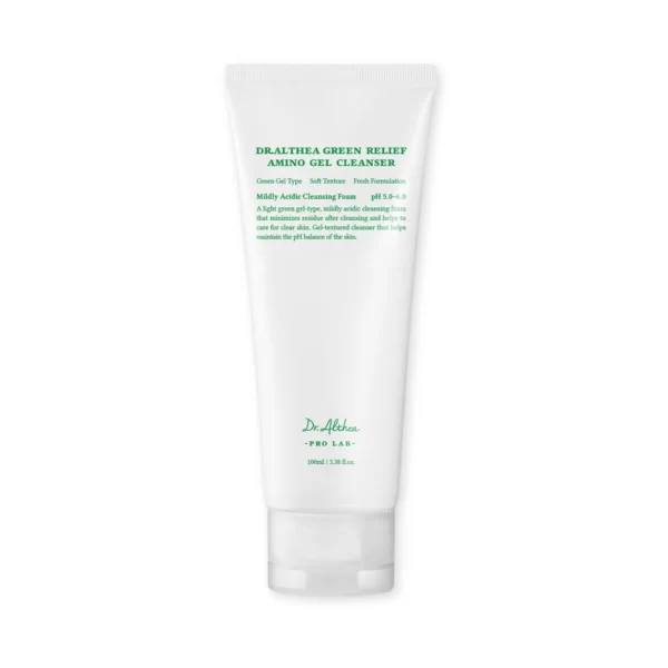 Green Relief Amino Gel Cleanser Dr Althea frente del envase